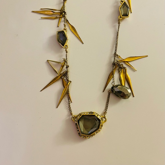 Alexis Bittar necklace with stones and spear clusters